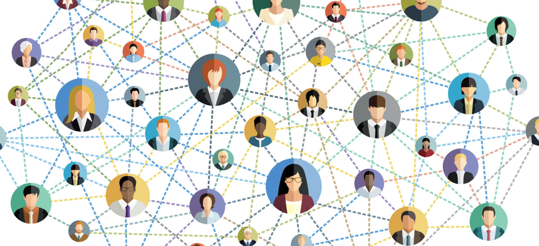 grafica de personas networking